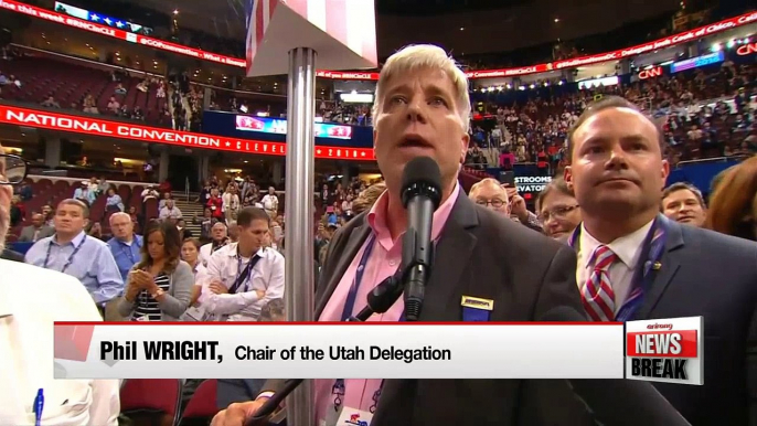 Anti-Trump delegates fail to push through roll-call vote at RNC