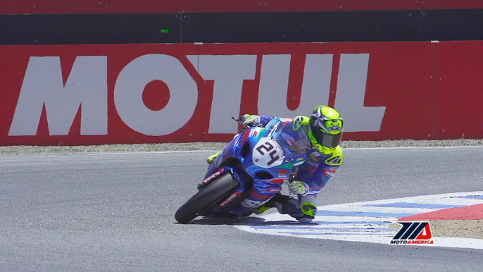 Toni Elias, MotoAmerica Superbike Race Two Mazda Raceway Laguna Seca