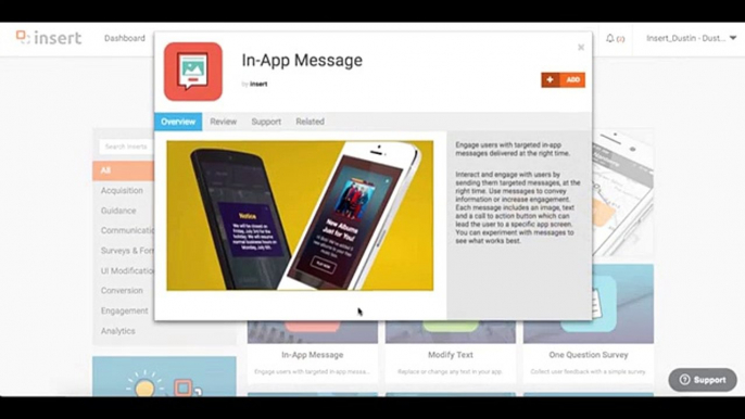 Use in-app messages to say the right thing at the right time to the right users.