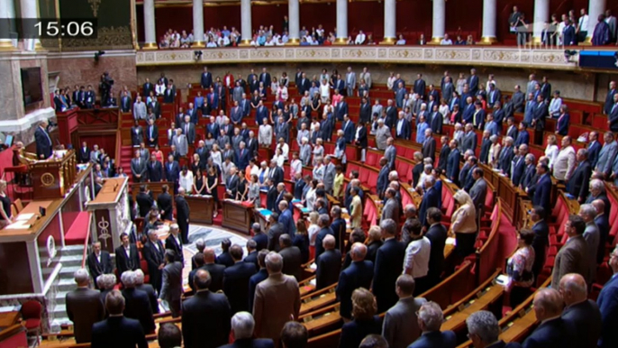 L'Assemblée nationale debout pour rendre hommage aux victimes de Nice