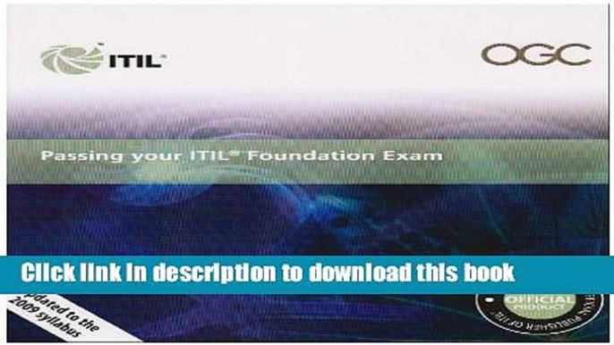 Download Passing Your ITIL Foundation Exam PDF Online