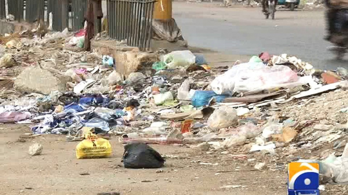 Karachi roads, streets still littered with garbage despite Sindh CM ultimatum-21 July 2016
