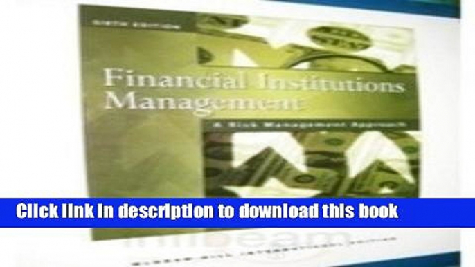 Read Books Financial Institutions Management E-Book Free