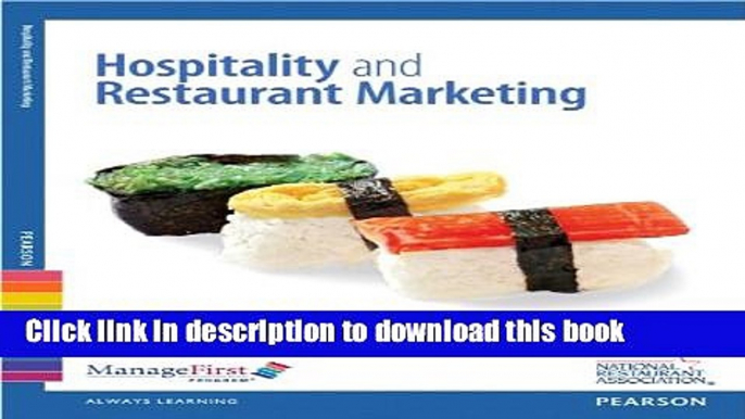 Download Books ManageFirst: Hospitality and Restaurant Marketing with Answer Sheet (2nd Edition)