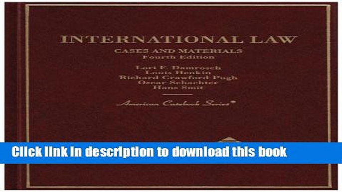 [PDF]  International Law Cases and Materials: Cases and Materials  [Download] Online