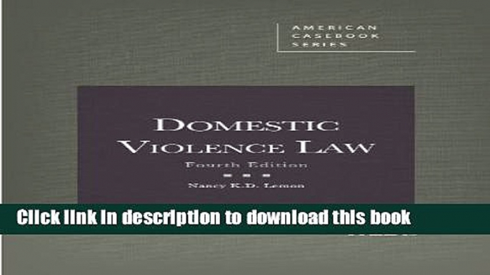 Download Domestic Violence Law PDF Free