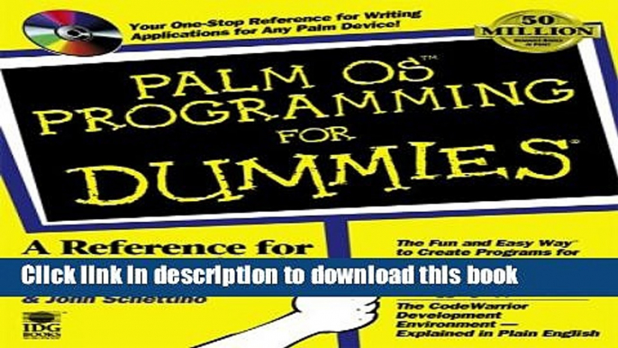 Download Palm OS Programming for Dummies  PDF Free