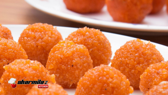 Perfect Motichur Laddu Recipe | Halwai Style | Indian Popular Sweet |  Sharmilazkitchen