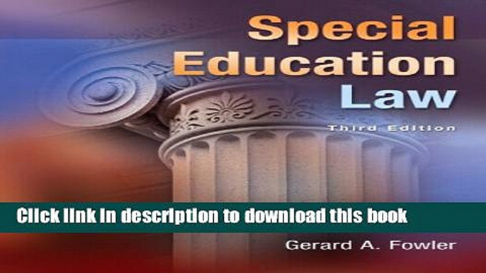 Read Book Special Education Law, Pearson eText with Loose-Leaf Version -- Access Card Package (3rd