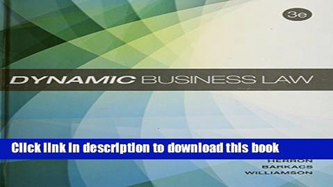 Read Book Dynamic Business Law ebook textbooks