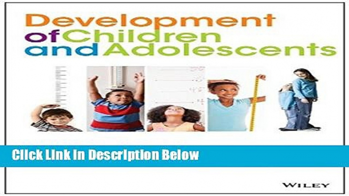 Ebook The Development of Children and Adolescents: An Applied Perspective Free Online