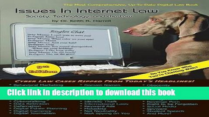 [PDF] Issues in Internet Law: Society, Technology, and the Law Full Colection