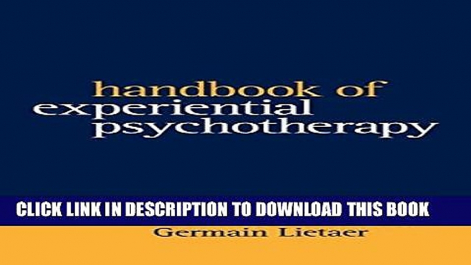 [PDF] Handbook of Experiential Psychotherapy Full Online