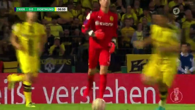 0-1 Shinji Kagawa Goal HD - Eintracht Trier 0-1 Borussia Dortmund - DFB Pokal Round 01