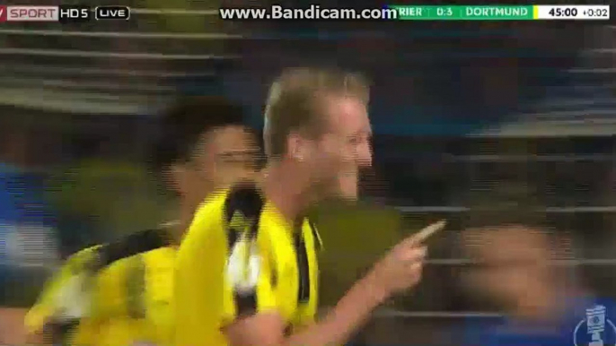 Andrea Schurrle  Goal - Eintracht Trier vs Borussia Dortmund 0-3 DFB Pokal 2016