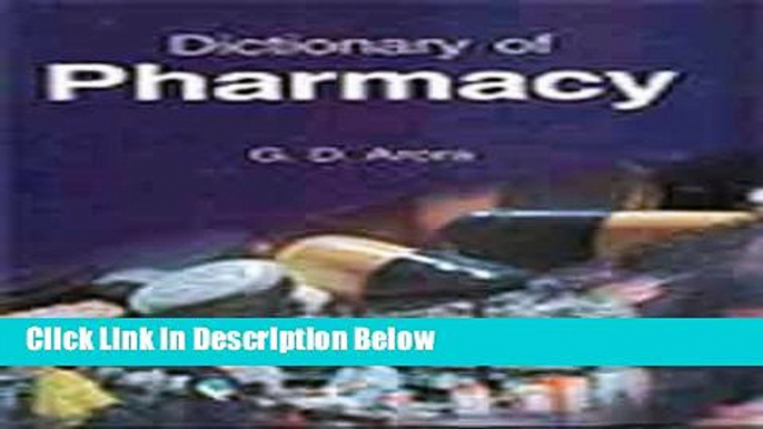 [PDF] Dictionary of Pharmacy Full Online