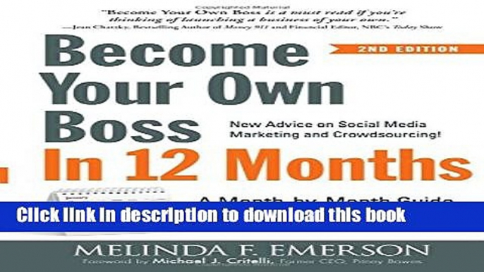 Read Book Become Your Own Boss in 12 Months: A Month-by-Month Guide to a Business that Works ebook