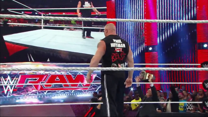 Unseen Video of the brawl between John Cena and WWE World Heavyweight Champion Brock Lesnar