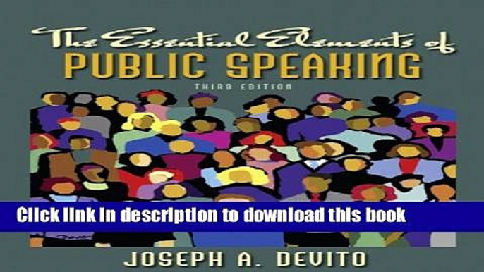 Read Book Essential Elements of Public Speaking Value Package (Includes Myspeechlab with E-Book