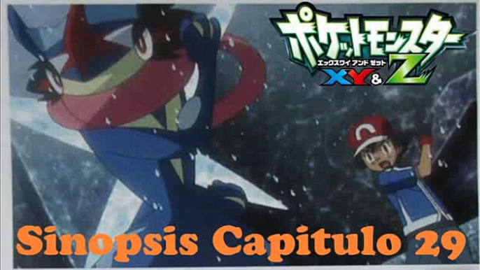 Sinopsis Capitulo 29 Pokemon XY & Z | ¡Ash Greninja VS  Mega Abomasnow!