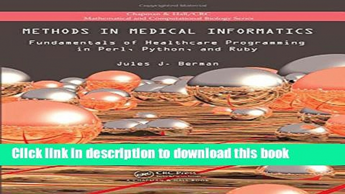 [PDF] Methods in Medical Informatics: Fundamentals of Healthcare Programming in Perl, Python, and