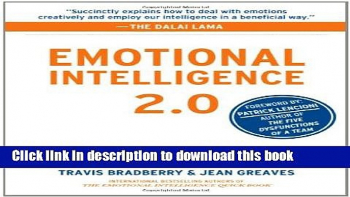 Read Books Emotional Intelligence 2.0 E-Book Download