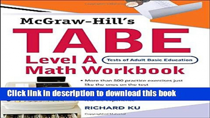 Read Books TABE (Test of Adult Basic Education) Level A Math Workbook: The First Step to Lifelong