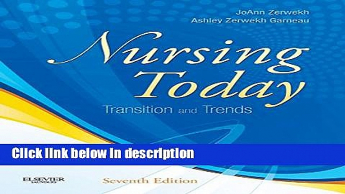 Books Nursing Today: Transition and Trends Free Online