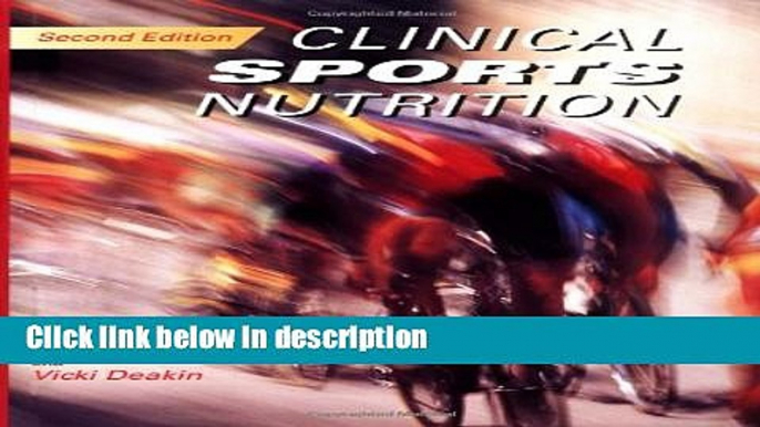 Ebook Clinical Sports Nutrition Full Online