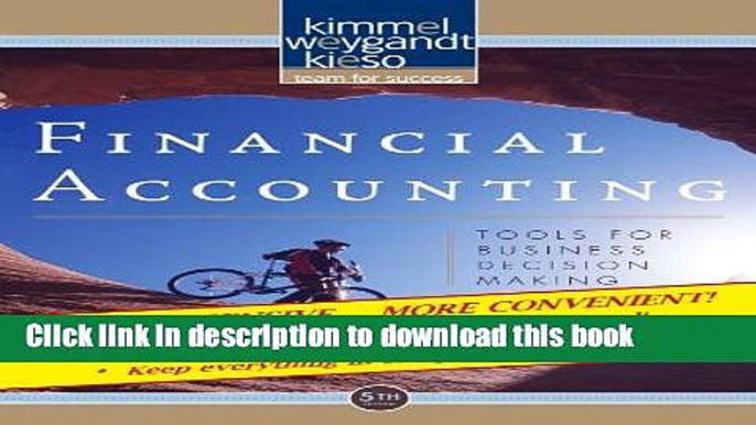 PDF  Financial Accounting: Tools for Business Decision Making, 5th Edition Binder Ready Version