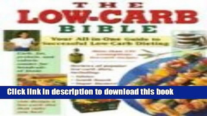 Books The Low-Carb Bible Free Online