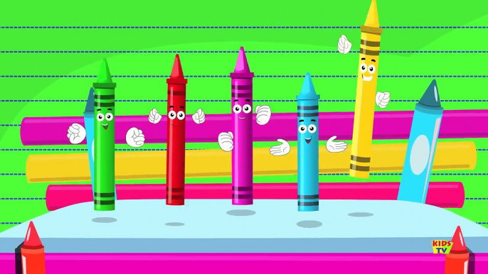 five little Crayons | crayons color song | learn colors | nursery rhymes | `