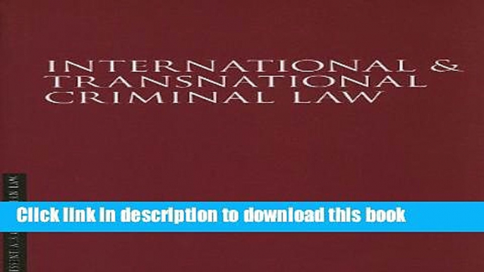 Books International   Transnational Criminal Law Free Online