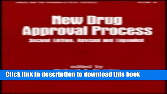 [PDF]  New Drug Appproval Process  [Read] Full Ebook