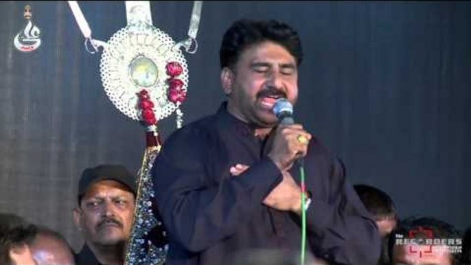 Raza Abbas Shah Live Noha Khwani At Farhan Ali Waris Shab-e-Bedari 17th Moharram 2015