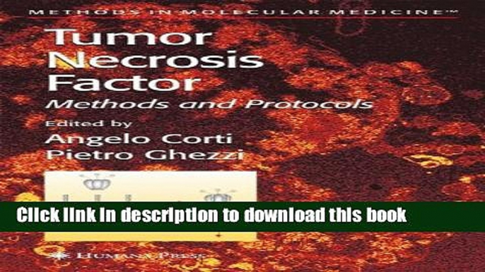 Read Tumor Necrosis Factor: Methods and Protocols PDF Online