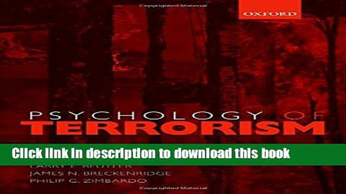 Read Books Psychology of Terrorism ebook textbooks