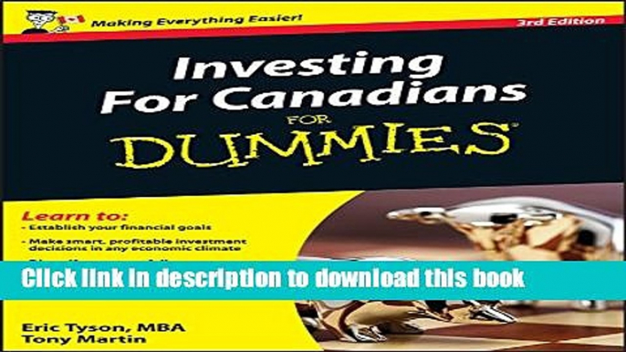 Read Investing For Canadians For DummiesÂ®  Ebook Free