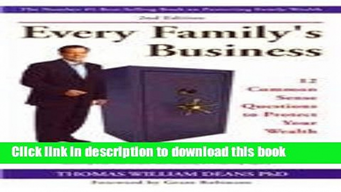 Read Every Family s Business  Ebook Free