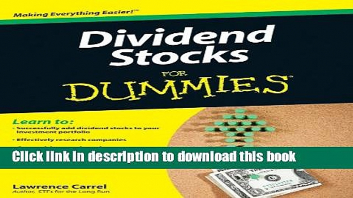 Read Dividend Stocks For Dummies  Ebook Free