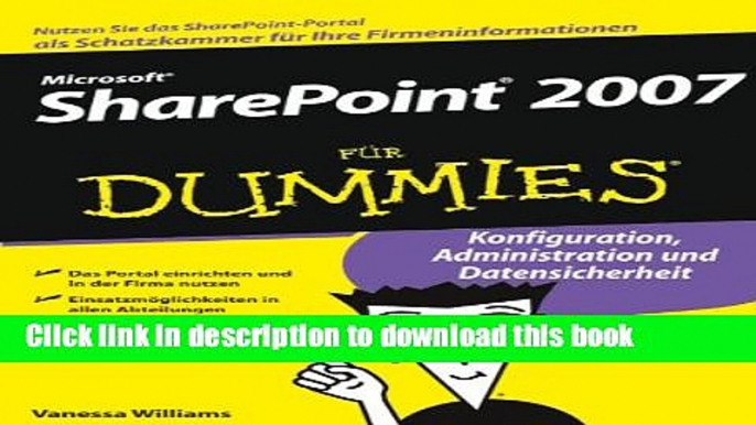 Read Microsoft SharePoint 2007 fÃ¼r Dummies Ebook Free