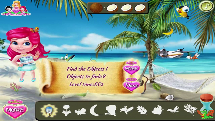 Baby Princess Fun on the Beach Game  - Video Games For Girls