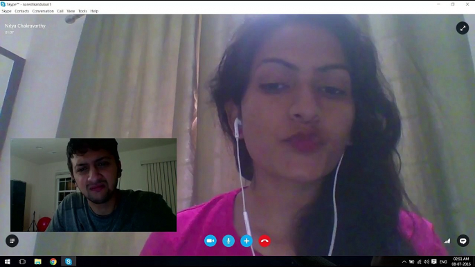 SHOCKING Live Suicide of a Telugu NRI on Skype call after Breakup with a budding