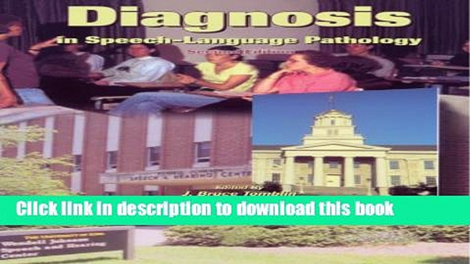 Books Diagnosis in Speech-Language Pathology Free Download