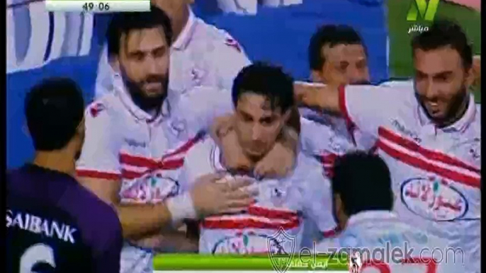 هدف الزمالك الاول | ايمن حفنى| الزمالك 1-0 الاسماعيلى | كأس مصر | دور نصف النهائي