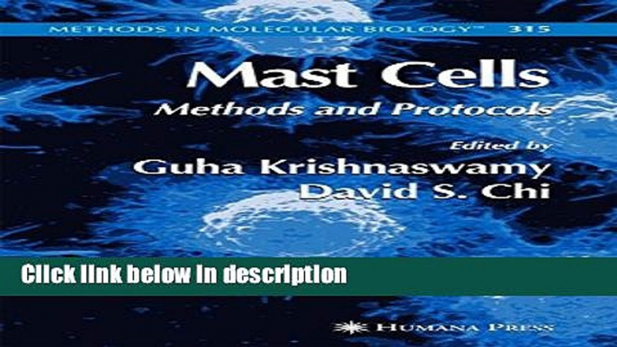 Ebook Mast Cells: Methods and Protocols (Methods in Molecular Biology) Full Download