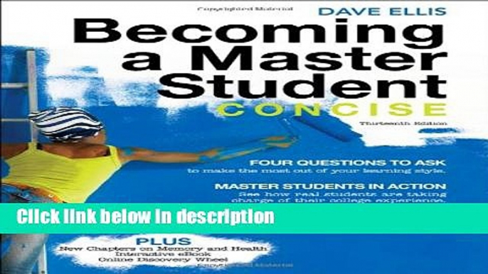 Books Becoming a Master Student: Concise (Textbook-specific CSFI) Full Online