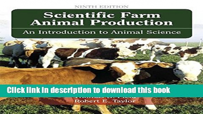 Ebook Scientific Farm Animal Production (9th Edition) Free Online