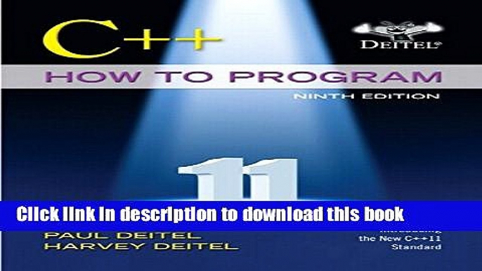 Ebook C++ How to Program plus MyProgrammingLab with Pearson eText -- Access Card Package (9th
