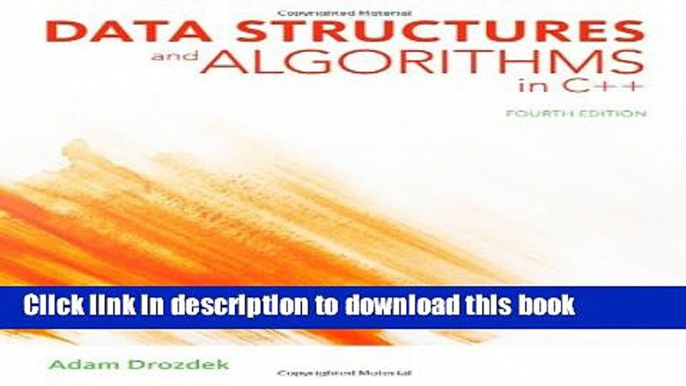 Books Data Structures and Algorithms in C++ Free Download